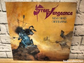 Discos de vinilo: Steel Vengeance – Second Offense. LP vinilo edición Francia de 1986. Buen estado.